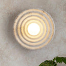 Wabi-sabi Round Circle Indoor Wall Lamp