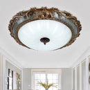 Resin Flush Mount Modern Ceiling Lighting