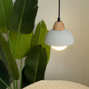 Simple White Stone Kitchen Pendant Lighting