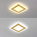 Simplistic Design Acrylic Flush Mount Ceiling Lamp For Living Room