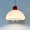 Modern Red Glass Simple Pendant Light For Living Room