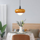 Bauhaus Dome Simple Coffee Glass Pendant Light