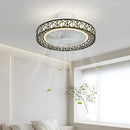 Modern Ceiling Fan with Light for Kids room Kitchen Bedroom, 3 Speed, Low Profile Remote Control