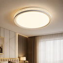Modern Luxury Crushed Crystal Halo LED Flush Ceiling Lights for Bedroom