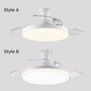 Simple Low Profile Bedroom Ceiling Fan With LED Light