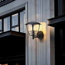 IP44 Weather-resistant Black Lantern Outdoor Lights for Garden