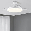Simple Low Profile Bedroom Ceiling Fan With LED Light