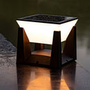 Simple  Solar Power Black Outdoor LED Wall/Floor Lights