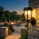 Dusk-to-Dawn Solar Outdoor Wall Lights for Garden Porch Entrance