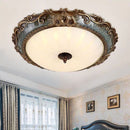 Resin Flush Mount Modern Ceiling Lighting