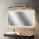Vintage Black Metal Mirror Bathroom Wall Light, Picture Light