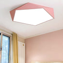 Modern Macaroon Dimmable LED Ceiling Light for Bedroom Hallway
