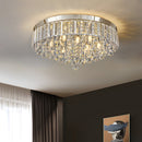 Modern Crystal Ceiling Light Fixture Flush Mount Ceiling Lights for Living Room