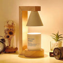 Simple Wood Bedroom Mini Warming Candle Lamp