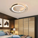 Minimalist black round flush ceiling lights for Living room Bedroom Hallway