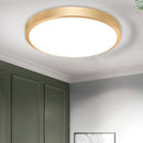 Gold Minimalist Aluminum Round LED Ceiling Lights For Living Room
