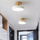 Set of 2 Nordic Semi Flush Ceiling Lights Hallway LED Ceiling Lamp