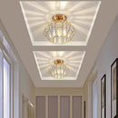 Luxurious Gold Crystal Hallway Ceiling Light