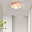 Contemporary Art Decor Iron Round LED Flush Mount Ceiling Lights