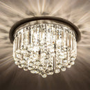 Modern Crystal Droplets Flush Crystal Ceiling Lights