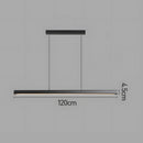 Minimalist One-line Long LED Dining Room Pendant Lights