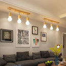 Nordic Rotate Spotlight Wood Light Track Lighting