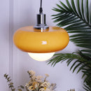 Bauhaus Dome Simple Coffee Glass Pendant Light