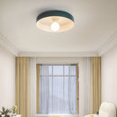 Contemporary Art Decor Iron Round LED Flush Mount Ceiling Lights