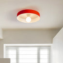 Contemporary Art Decor Iron Round LED Flush Mount Ceiling Lights