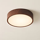 Nordic Wood LED Flush Mount Ceiling Light Minimalist Lamp for Bedroom