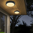 Outdoor Close to Ceiling LED Ceiling Lamp Waterproof in Black