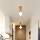 Nordic Rotate Spotlight Wood Light Track Lighting