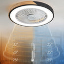 Modern Round Wood Ceiling Fans With LED Lights