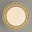 Luxury K9 Crystal Flush Mount Ceiling Light Fixture Compatible with Bedroom Living Room Kitchen