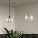 Vintage Glass Globe Shade Pendant Light Fixtures