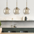 Vintage Glass Globe Shade Pendant Light Fixtures
