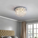 Modern Crystal Droplets Flush Crystal Ceiling Lights
