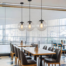 Modern Globe Pendant Light Sphere Glass For Living Room Kitchen