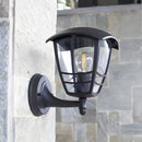 IP44 Weather-resistant Black Lantern Outdoor Lights for Garden