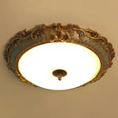 Resin Flush Mount Modern Ceiling Lighting