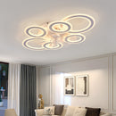 Modern Dimmable DC Motor LED Ceiling Fan with Light for Living Room Bedroom