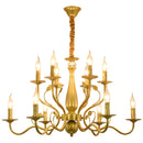 Flemish Style Ceiling Light Rustic Farmhouse Chandelier Lamp