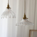 Vintage Glass Disc Design Style Pendant Light