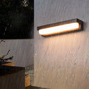 Solar Linear Black LED Outdoor Wall Light