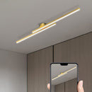 Exterior stripe led lights for house