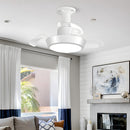 Minimalist 3-Blade Ceiling Fan with Lights for Dormitory Bedroom