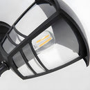 IP44 Weather-resistant Black Lantern Outdoor Lights for Garden