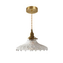Vintage Glass Disc Design Style Pendant Light