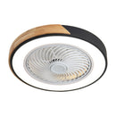 Modern Round Wood Ceiling Fans With LED Lights