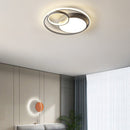 Modern Round LED Ceiling Lights Bedroom Art Decor
